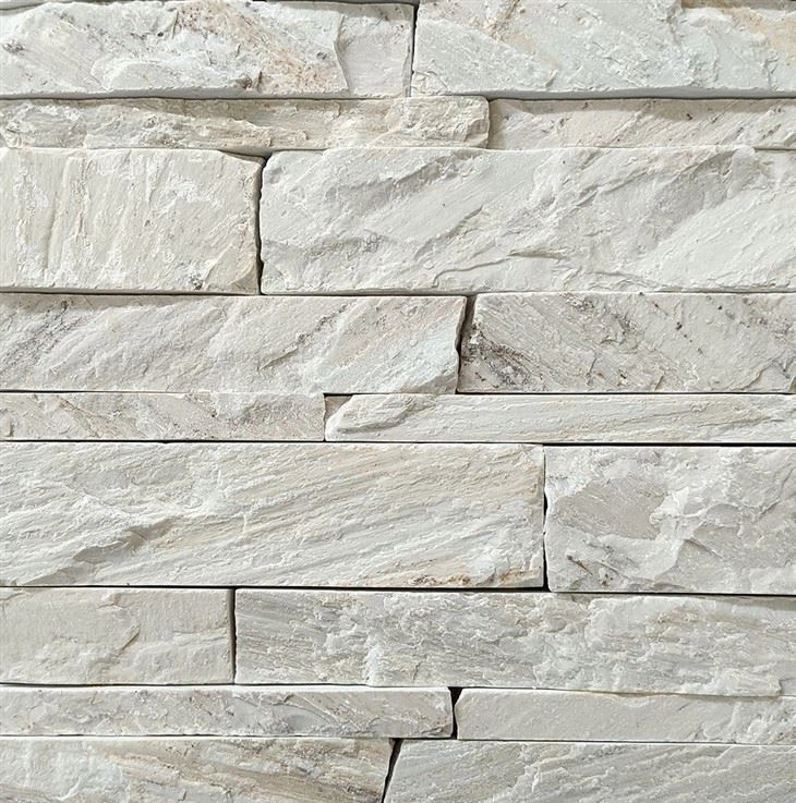 วีเนียร์หินหลวม สีขาวครีม JRSL-014W